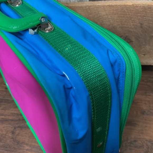 Vintage 1993 Lyons Group BARNEY & BABY BOP Graphic Suitcase Barney And Friends - Picture 4 of 7